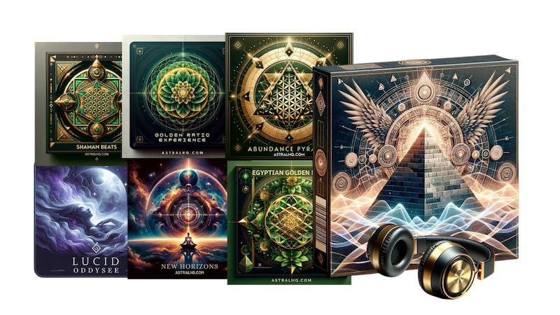 Shifting Vibrations digital audio collection and headphones